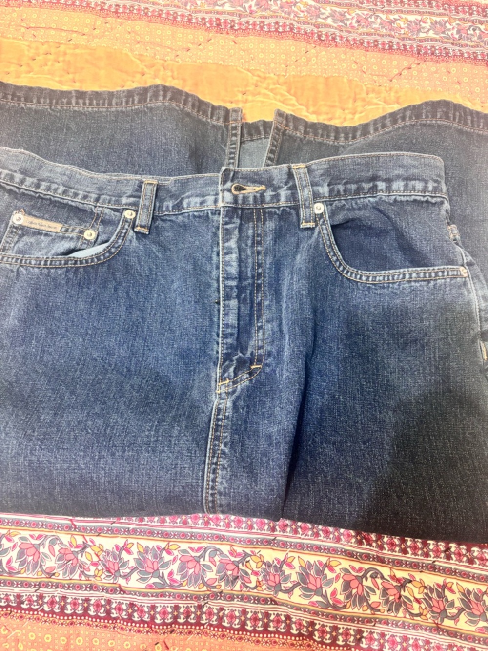 Calvin Klein Women Long Skirt Denim